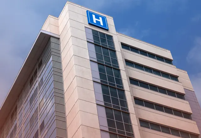 Modern hospital complex